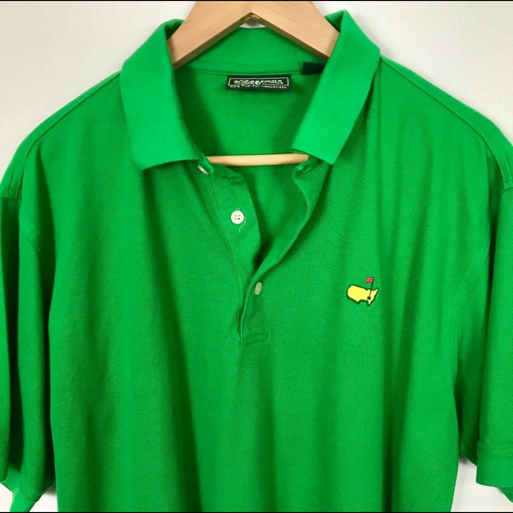 Master Collection Golf Men M Polo Pima Shirt